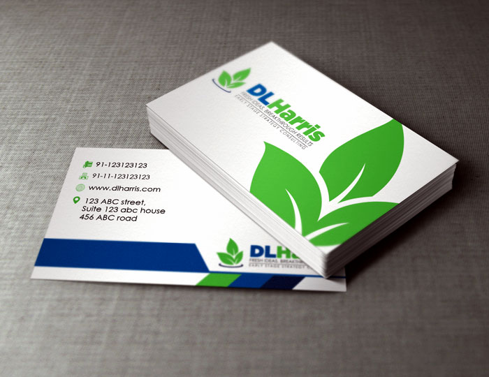 Business card design sample