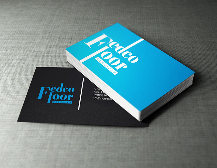 Business card design sample
