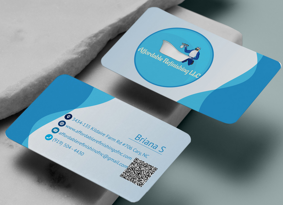 Business card design sample