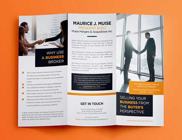 Brochure design sample
